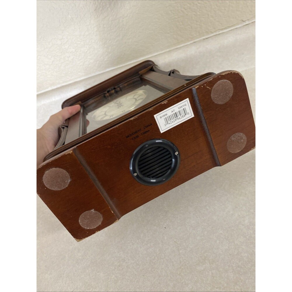 BULOVA Westminster-Whittington Chime Wall Clock Read! - Picture 8 of 9